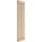 Ekena Millwork Rustic Two Board Joined Board-n-Batten Sandblasted Faux Wood Shutters w/End Batten, 11W x 72H, PR SHUBJE11X72SDPR - alternate 11